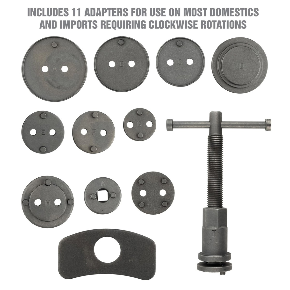 Oemtools 27111 Disc Brake Tool Set, Front And Rear Brake Piston