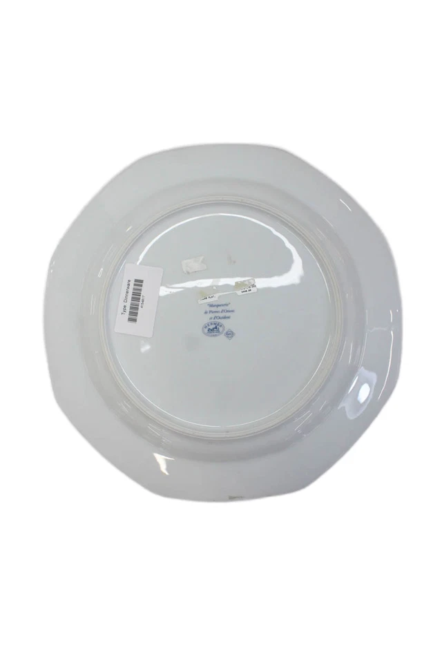 Plato decorativo Hermes Marqueterie De Pierres d'Orient et d'Occident azul 12" Foto 2 de 4