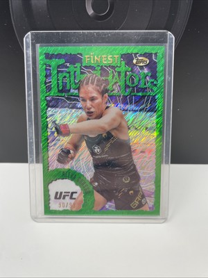 2024 Topps Finest UFC - Intimidators Alexa Grasso Green Shimmer Refractor /93