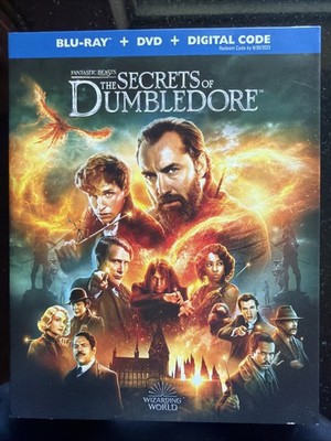 Fantastic Beasts: the Secrets of Dumbledore (Blu-ray + Slipcover, 2022) Sealed!