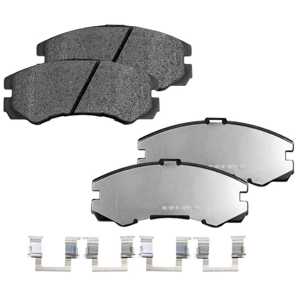Front & Rear Brake Disc Rotors and Pads Kit for Isuzu Axiom Trooper Rodeo Sport - Image 4 of 4