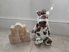 Jellycat Authentic Bashful Pinto Pony Medium Plush Soft Toy Retired Horse Rare