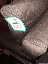 Three Piece Suite and Reclining Chair In Mental Nearly New Excellent Condition