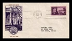 Dr Jim Stamps 3c Roosevelt White House First Day Cover 1945 Fidelity Cachet