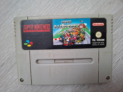 Super Mario Kart SNES Super Nintendo PAL Modul original