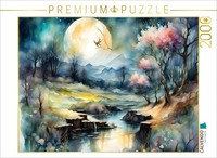 Calvendo Puzzle Spring By Moonlight | 2000 Pieces, Finished Size 35.4 × 26.4 In