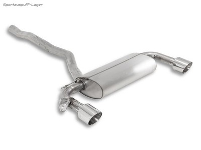 Milltek Sport-Komplettanlage BMW 1er F40 128ti je 115mm doppelwandig abgeschrägt
