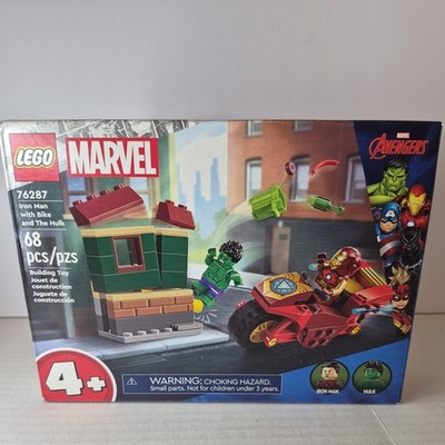 LEGO 76287 Marvel Iron Man with Bike and The Hulk Building Set