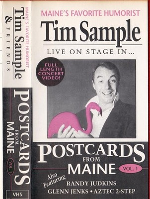 Tim Sample Postcards from Maine VHS + Aztec Two-Step, Glenn Jenks