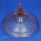 Vintage Anchor Hocking Pink Depression Glass Candy Dish Lid