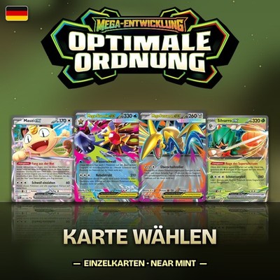 Pokemon Karten Optimale Ordnung POR Einzelkarten Auswahl Deutsch Near Mint
