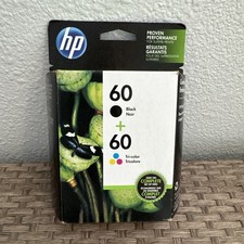 Genuine HP 60 Black  Tri-Color Ink Cartridges N9H63FN Exp Nov/2020