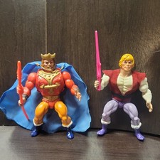 Vintage MOTU KING RANDOR Prince Adam Masters of the Universe Original w/weapons 