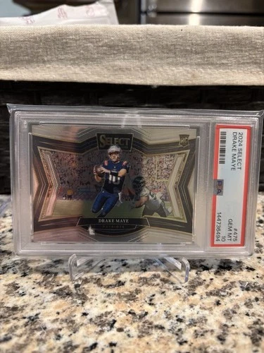 2024 PANINI SELECT 475 DRAKE MAYE FIELD LEVEL GEM MINT PATRIOTS PSA 10 POP 35