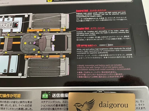 Tamiya 56523 1/14 RC Tractor Truck Euro Style Multi-Function Control Unit MFC-03 - Picture 15 of 15