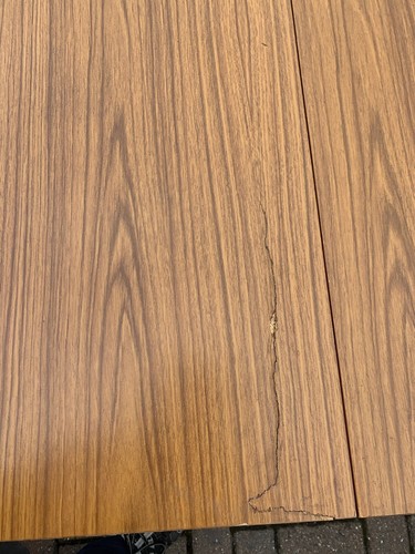 Dining Table Drop Leaf Gate Leg Mid Century Schreiber Teak Vintage Original - Picture 9 of 12