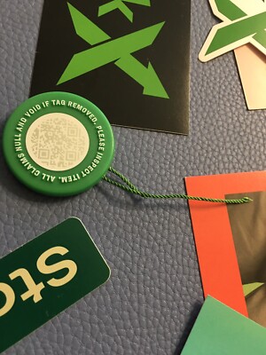 Lot 8 StockX Green Tag Sticker Promo Card Insert Nike Shoes | eBay