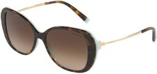 Authentic TIFFANY CO. TF 4156F 81343B Havana Blue/Brown Gradient 55mm