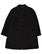 Herno Donna Womens Overcoat It 42 Medium Black Alpaca Wool As19