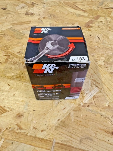 KN-183 K&N OIL FILTER; POWERSPORTS; SPIN-ON