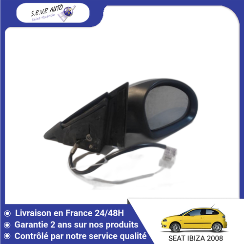 Retroviseur Seat Ibiza 2008 Droite Electrique main image 1