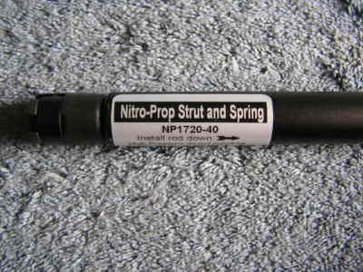 2-Pack 18.5” Nitrogen Gas Strut Springs – For RV, Marine, Truck Toppers (Nitro NP1850-75)