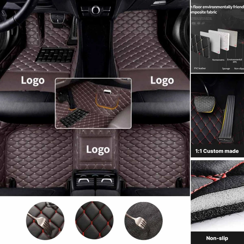 For Land Rover Range Rover Car Floor Mats Carpets All Models Custom Waterproof Foto 3 de 4