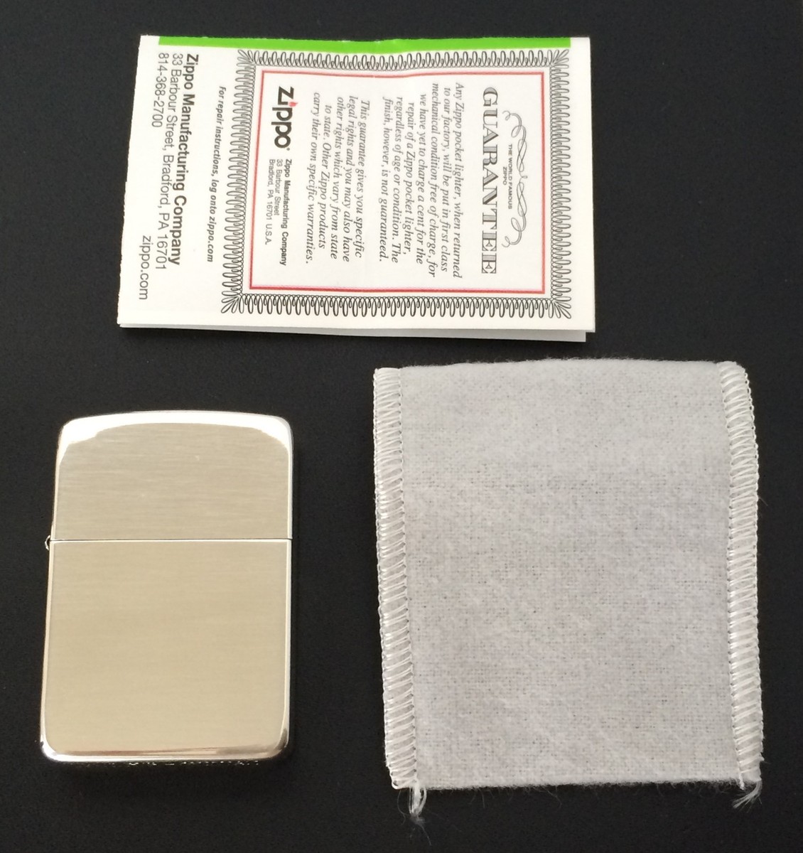 Sterling SIlver 1941-SS23 Replica Zippo Lighter, High Polished