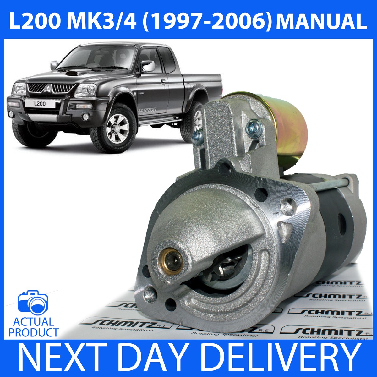 FITS MITSUBISHI L200 1996-2006 K74 2.5 TD DIESEL MANUAL ONLY NEW