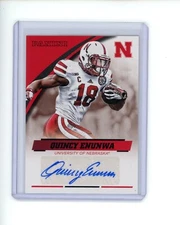 2015 Panini Nebraska Team Collection Auto Autograph Quincy Enunwa