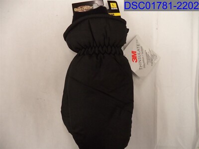 Quiet Wear Mens Large Black Mittens 033977126190