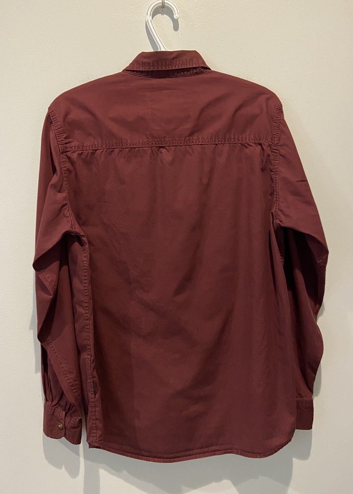 Company 81 Men’s Maroon Size Large Button Up Long Sleeve Casual Shirt. image 2