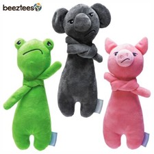 Beeztees Pl&uuml;sch-Hundespielzeug GRUMPY - Schwein Frosch Koala - Pl&uuml;schspielzeug
