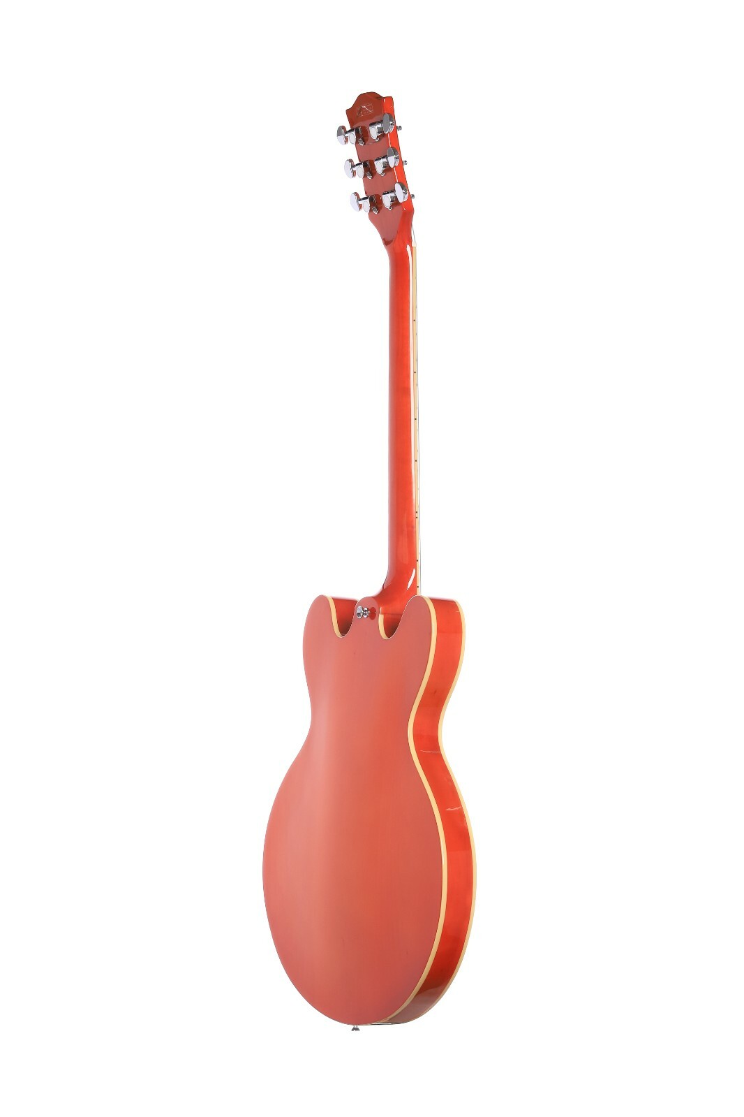 IYV IESB300 Trans Orange, Solid topsemi hollow Body Electric Guitar
