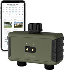 Bluetooth Water Timer 2 Zone Smart Sprinkler ...