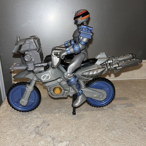 Power Rangers Nero Bandai 2007 Moto Action Figure - Imagen 4 de 4