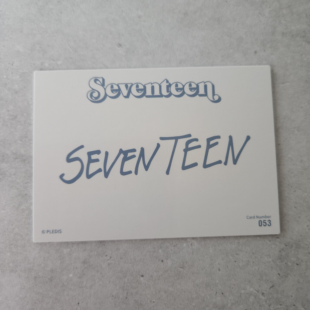 SEVENTEEN  HANABI コンプ SEVENTEEN S.COUPS Hanabi Photocard JAPAN PC kpop Korea