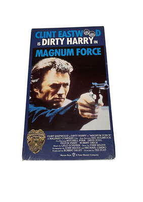 VHS New Magnum Force Dirty Harry Clint Eastwood 1990 Action Movie Warner  Video