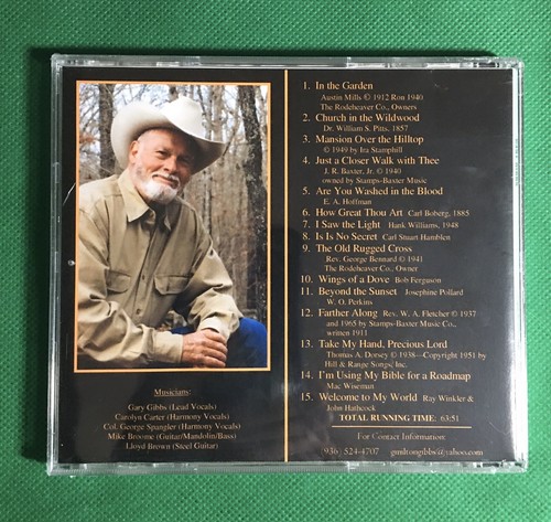 Gary Gibbs Beyond The Sunset CD New/Sealed Gospel Indie Label - Picture 2 of 2