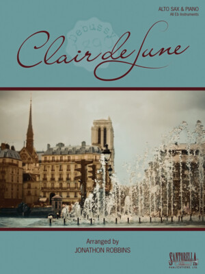 Debussy's Clair de Lune for Alto Sax & Piano * Shipped from Publisher! 