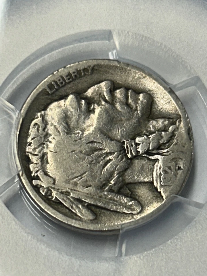 1921 S Buffalo Nickel PCGS G6 Tough Date Buffalo - Image 3 of 4