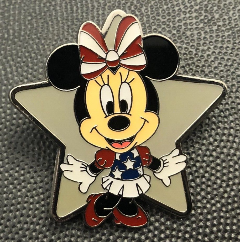 Disney pin 56009 Minnie Mouse USA Star Game Prize American