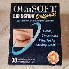 OCuSOFT Lid Scrub Original Pre-Moistened Pads for Irritated Eyelids