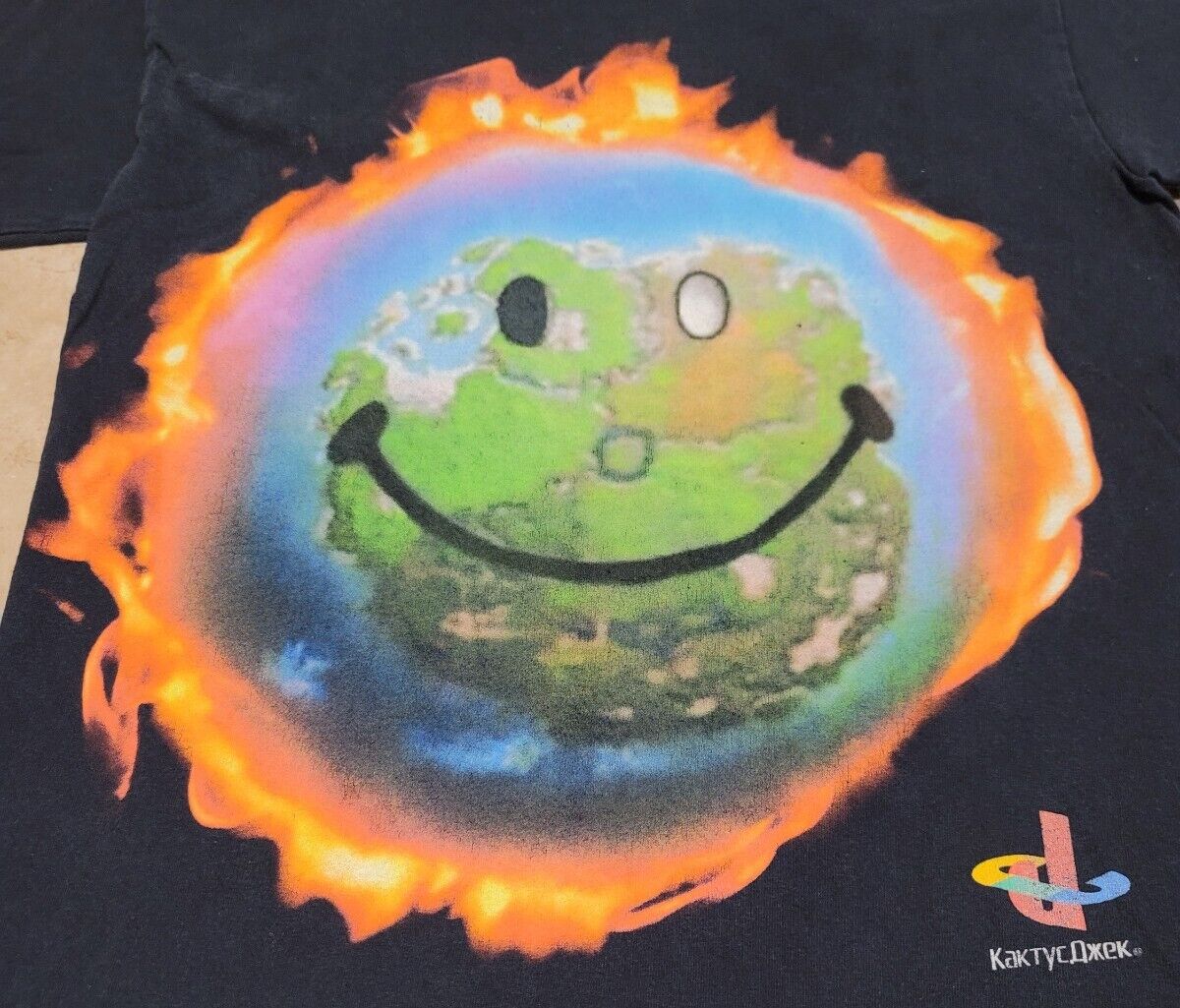 Cactus Jack Playstation Fortnite T Shirt Small Tr… - image 2