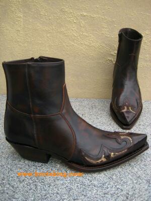 Sendra Boots Cowboystiefelette Westernstiefelette Schlange Handmade Gr 39 bis 44