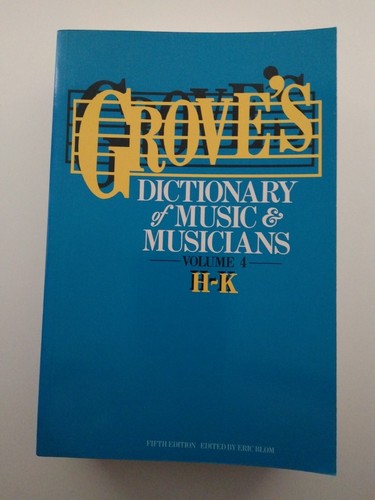 Grove's Dictionary of Music & Musicians Volumes 1-10 Fifth Edition VINTAGE P/B's - Picture 11 of 24