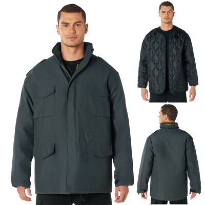Gunmetal Grey M65 Field Jacket With Removable Liner Classic Style