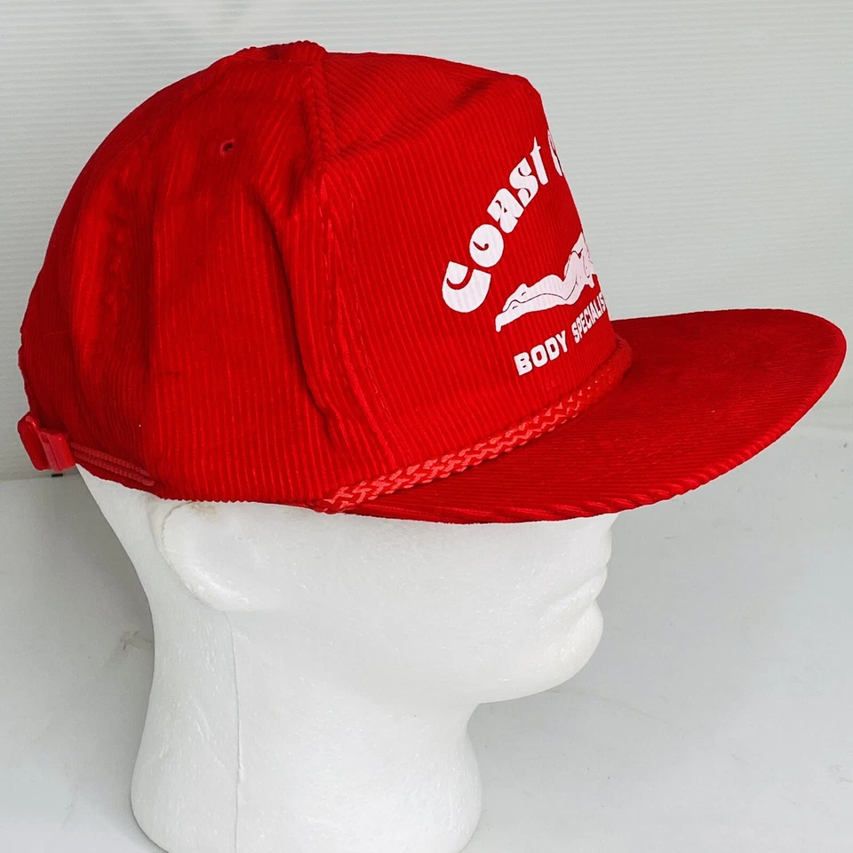 De colección Coast Crane Body Specialists StrapBack Trucker Sombrero Pana Dama Desnuda Talla Única Foto 3 de 4
