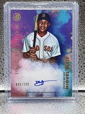 Miguel Bleis On-Card Purple Auto /200 - 2021 Bowman Inception - Boston Red Sox