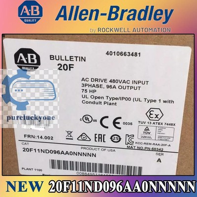 ALLEN BRADLEY 20F11ND096AA0NNNNN AC DRIVE POWERFLEX 753 NEW IN THE BOX